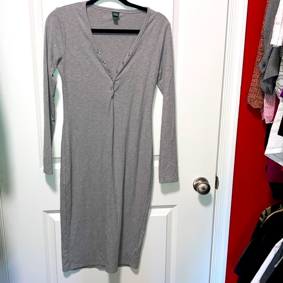 Wild Fable Ribbed Midi Dress - Picture 2 of 5